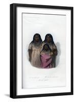 Native American Women and Child, 1848-Harris-Framed Giclee Print