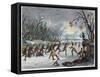 Native Americans: Ball Play, 1855-null-Framed Stretched Canvas