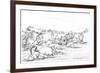 Native Americans Hunting Buffalo, 1841-Myers and Co-Framed Giclee Print