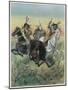 Native Americans Hunting Buffalo-Oswald Levens-Mounted Art Print