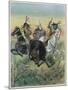 Native Americans Hunting Buffalo-Oswald Levens-Mounted Art Print