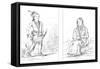 Native Americans, North Western Frontier, 1841-Myers and Co-Framed Stretched Canvas
