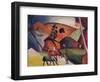 Native Americans on Horses, 1911-Auguste Macke-Framed Giclee Print