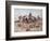 Native Americans Plains People Moving Camp, 1897-Charles Marion Russell-Framed Giclee Print