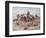 Native Americans Plains People Moving Camp, 1897-Charles Marion Russell-Framed Giclee Print