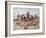 Native Americans Plains People Moving Camp, 1897-Charles Marion Russell-Framed Giclee Print