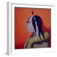 Native Americans Series, No. 5, 1998-John Wright-Framed Giclee Print