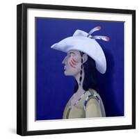 Native Americans Series, No. 6, 1998-John Wright-Framed Giclee Print