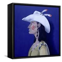 Native Americans Series, No. 6, 1998-John Wright-Framed Stretched Canvas