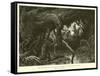 Native Americans Shadowing a British Column-null-Framed Stretched Canvas