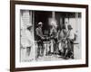 Native Americans Talking to American Military Personnel-Science Source-Framed Giclee Print