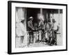 Native Americans Talking to American Military Personnel-Science Source-Framed Giclee Print