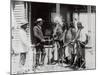 Native Americans Talking to American Military Personnel-Science Source-Mounted Giclee Print