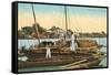 Native Boats of the Philippines-null-Framed Stretched Canvas