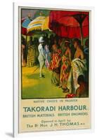 Native Chiefs in Palaver, Takoradi Harbour-Gerald Spencer Pryse-Framed Giclee Print