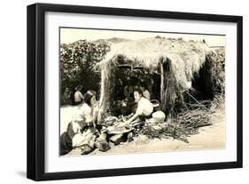 Native Cookery-null-Framed Art Print