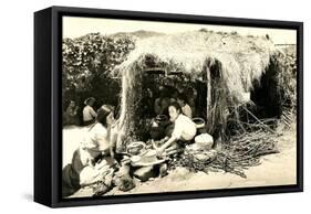 Native Cookery-null-Framed Stretched Canvas