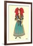 Native Costume of Alsace-null-Framed Art Print