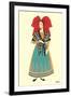 Native Costume of Alsace-null-Framed Art Print