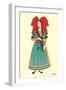 Native Costume of Alsace-null-Framed Art Print