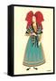 Native Costume of Alsace-null-Framed Stretched Canvas