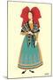 Native Costume of Alsace-null-Mounted Art Print