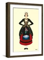 Native Costume of Bearn-null-Framed Art Print