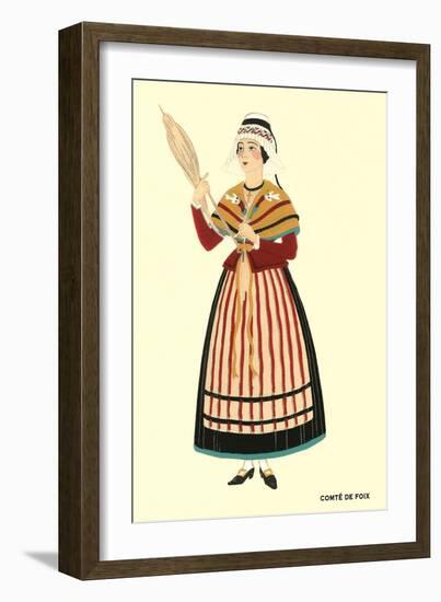 Native Costume of Comte De Foix-null-Framed Art Print