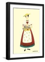 Native Costume of Comte De Nice-null-Framed Art Print