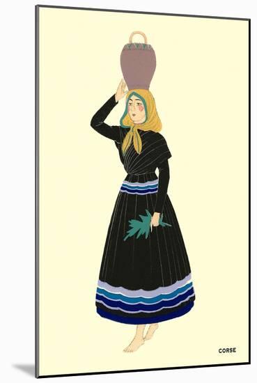 Native Costume of Corsica-null-Mounted Art Print