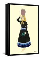 Native Costume of Corsica-null-Framed Stretched Canvas