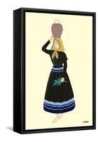 Native Costume of Corsica-null-Framed Stretched Canvas