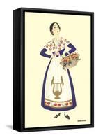 Native Costume of Gascony-null-Framed Stretched Canvas
