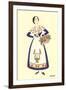 Native Costume of Gascony-null-Framed Art Print