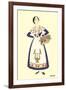 Native Costume of Gascony-null-Framed Art Print