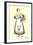 Native Costume of Gascony-null-Framed Art Print