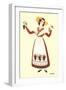 Native Costume of Guyenne-null-Framed Art Print