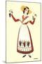 Native Costume of Guyenne-null-Mounted Art Print