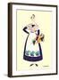 Native Costume of Languedoc-null-Framed Art Print