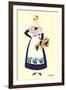 Native Costume of Languedoc-null-Framed Art Print