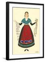 Native Costume of Lyon-null-Framed Art Print