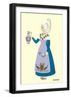 Native Costume of Normandy-null-Framed Art Print