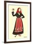 Native Costume of Rousillon-null-Framed Art Print