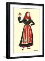 Native Costume of Rousillon-null-Framed Art Print