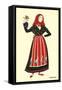 Native Costume of Rousillon-null-Framed Stretched Canvas