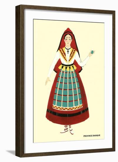 Native Costume of the Basque Province-null-Framed Art Print