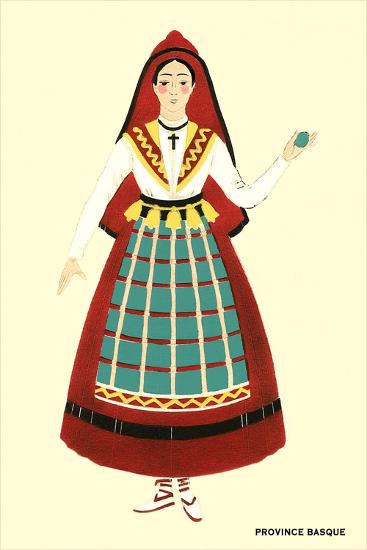 Basque Pritest Native Costume of the Basque Province Prints | AllPosters.com