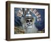 Native Dancer in Mask and Headdress, La Paz, Bolivia-Jim Zuckerman-Framed Photographic Print