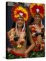 Native Dancers, Huahine, Tahiti, French Polynesia, Oceania-Bill Bachmann-Stretched Canvas