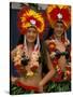 Native Dancers, Huahine, Tahiti, French Polynesia, Oceania-Bill Bachmann-Stretched Canvas